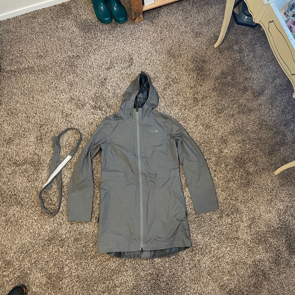 The North Face Grey Raincoat